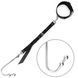 Анальный крюк 3 с ошейником из натуральной кожи Art of Sex - Anal hook, Черный 105714 фото 1