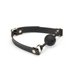 Кляп Liebe Seele Black Organosilicon Ball Gag 107486 фото