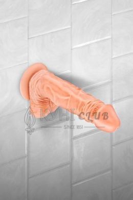 Фаллоимитатор Real Body - Real Jayson Flesh, TPE, диаметр 4см 100044 фото