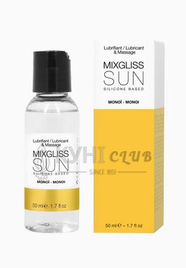 Лубрикант на силиконовій основі MixGliss SUN MONOI (50 мл) з ароматом олії Маноі 100406 фото