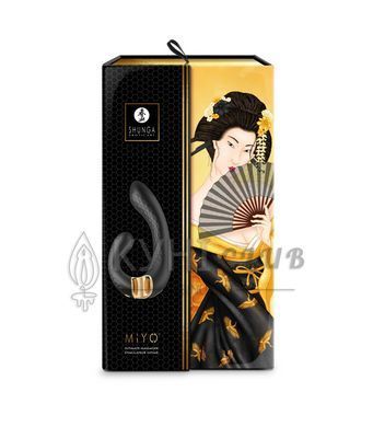 Вібратор-кролик Shunga Miyo Black 104877 фото