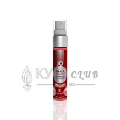 Гель для стимуляції сосків JO Nipple Titillator Strawberry (30 мл), ментол та перцева м’ята 108987 фото