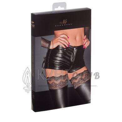 Шортики з мокрим ефектом Noir Handmade F138 Powerwetlook shorts, M 108020 фото