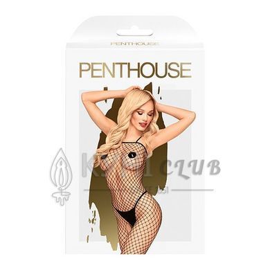 Бодістокінг у велику сітку Penthouse - Body Search Black S/L 103070 фото