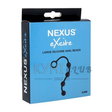 Анальні кульки Nexus Excite Large Anal Beads, силікон, макс. діаметр 3 см 104944 фото