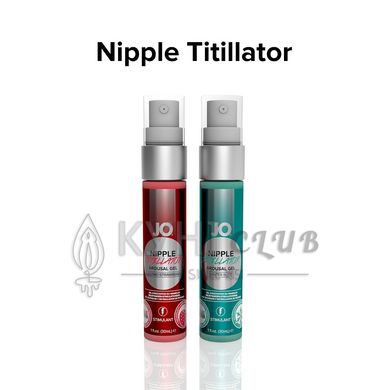 Гель для стимуляції сосків JO Nipple Titillator Strawberry (30 мл), ментол та перцева м’ята 108987 фото