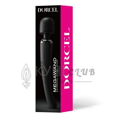 Потужний вібромасажер Dorcel Megawand Black перезаряджуваний, 160 режимів 100444 фото