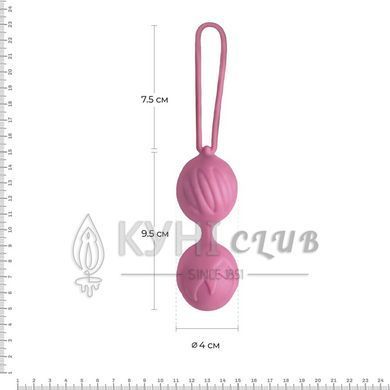 Вагинальные шарики Adrien Lastic Geisha Lastic Balls BIG Pink (L), диаметр 4см, вес 90гр 101375 фото