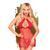Комплект сорочка у стилі 60-х та трусики з доступом Penthouse - Libido Boost Red M/L 103220 фото