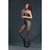 Бодистокинг Moonlight Model 02 Black, имитация корсета и чулок на ажурной резинке 104315 фото