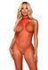 Еротичний сітчастий бодістокінг Leg Avenue Racer neck bodystocking Red 107175 фото 1
