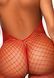 Еротичний сітчастий бодістокінг Leg Avenue Racer neck bodystocking Red 107175 фото 4