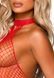 Еротичний сітчастий бодістокінг Leg Avenue Racer neck bodystocking Red 107175 фото 3