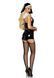 (SALE) Вініловий костюм черниці Leg Avenue Sinful Sister M, комбінезон, комір, пояс, головний убір 105998 фото 2