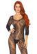 Бодістокінг Leg Avenue Swirl Lace Bodystocking One size Black, ажурна тканина, доступ 106605 фото 1