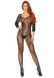 Бодістокінг Leg Avenue Swirl Lace Bodystocking One size Black, ажурна тканина, доступ 106605 фото 3