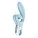 Вібратор-кролик Satisfyer Touch Me Blue, подвійний відросток, 3 потужні мотори 105753 фото 5