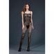 Бодистокинг Moonlight Model 02 Black, имитация корсета и чулок на ажурной резинке 104315 фото 2