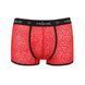 Чоловічі прозорі боксери Passion 046 SHORT PARKER XXL/XXXL Red, сітка, під леопард 105588 фото 5
