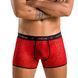 Чоловічі прозорі боксери Passion 046 SHORT PARKER XXL/XXXL Red, сітка, під леопард 105588 фото 1
