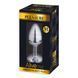 Металева анальна пробка з кристалом Alive Mini Metal Butt Plug Pink M 103931 фото 1