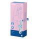 Вібратор-кролик Satisfyer Touch Me Blue, подвійний відросток, 3 потужні мотори 105753 фото 7