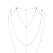 Ланцюжок для спини Bijoux Indiscrets Magnifique Back and Cleavage Chain - Silver, прикраса для тіла 100381 фото 2