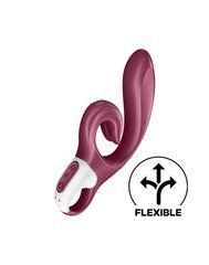 Вібратор-кролик Satisfyer Love Me Red, гнучкий, відросток з потрійним кінчиком 105754 фото