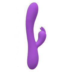 Вібратор-кролик Wooomy Gili-Gili Vibrator with Heat Purple, відросток з вушками, підігрів до 40&deg;С 105396 фото
