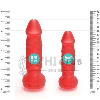 Мило у формі пеніса Pure Bliss MINI Red, крафтове мило-член, натуральне 104428 фото