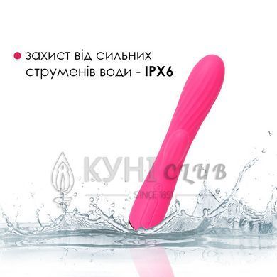 Інтелектуальний вібратор-кролик із підігрівом Svakom Angel Plum Red 102701 фото