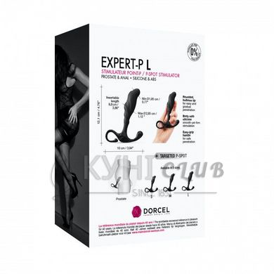 Ручний ергономічний масажер простати Dorcel Expert P size L 103424 фото