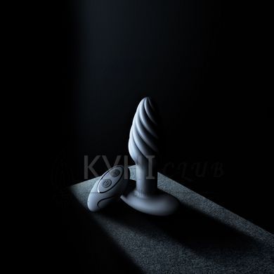 Анальна пробка з вібрацією та перлинним масажем Dorcel Spin Plug, макс. діам. 3,8 см, пульт ДК 107040 фото