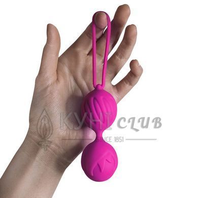 Вагинальные шарики Adrien Lastic Geisha Lastic Balls BIG Magenta (L), диаметр 4см, вес 90гр 101376 фото