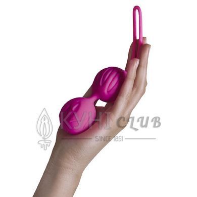 Вагинальные шарики Adrien Lastic Geisha Lastic Balls BIG Magenta (L), диаметр 4см, вес 90гр 101376 фото