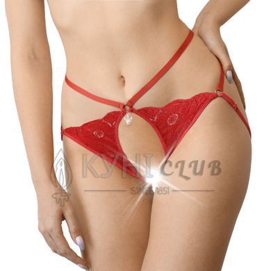 Сексуальные трусики с доступом Art of Sex - Lulu, размер L-2XL, Красный 105448 фото