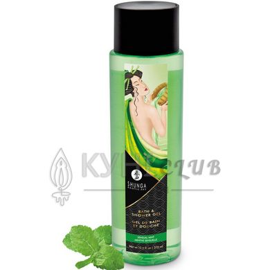 Гель для душа Shunga Shower Gel – Sensual Mint (370 мл) с растительными маслами и витамином Е SX0586 фото