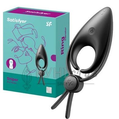 Ерекційне кільце Satisfyer Sniper Black 104042 фото