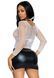 Сітчастий топ Leg Avenue Long Sleeves T-Shirts White, One Size 107126 фото 2