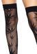 Панчохи з малюнком Leg Avenue 420 Net thigh highs Black 107178 фото 3