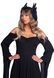 Пов&rsquo;язка на голову з крилами Leg Avenue Feather headband Black, пір&rsquo;я та натуральна шкіра 105918 фото 4