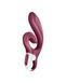 Вібратор-кролик Satisfyer Love Me Red, гнучкий, відросток з потрійним кінчиком 105754 фото 2