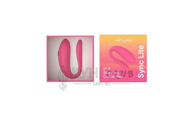 Смарт-вібратор для пар We-Vibe Sync Lite Pink, 10 віброрежимів, можна поєднувати з проникним сексом 106793 фото