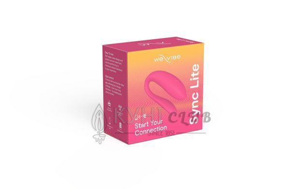 Смарт-вібратор для пар We-Vibe Sync Lite Pink, 10 віброрежимів, можна поєднувати з проникним сексом 106793 фото