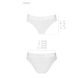 Трусики з прозорою вставкою Passion PS002 PANTIES L, white 102190 фото 5