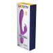Вібратор-кролик Wooomy Gili-Gili Vibrator with Heat Purple, відросток з вушками, підігрів до 40&deg;С 105396 фото 4