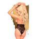 Боди с глубоким декольте и высокими трусиками Penthouse - Toxic Powder Black L/XL 103271 фото 2