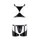 Комплект еротичної чоловічої білизни Passion 047 SET JOHN L/XL Black, труси, портупея 105589 фото 5