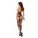 Бодистокинг Passion BS053 black, комбинезон, имитация чулок и пояса 109429 фото 4