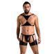 Комплект еротичної чоловічої білизни Passion 047 SET JOHN L/XL Black, труси, портупея 105589 фото 3